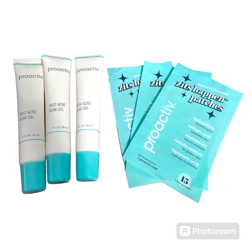 Proactiv Zits Happen Patches & Post Acne Scar Gel LOT